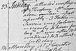 Journal entry, January 3, 1802.