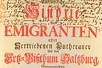 Lutherans leaving 

Salzburg, 1731 - Right Page